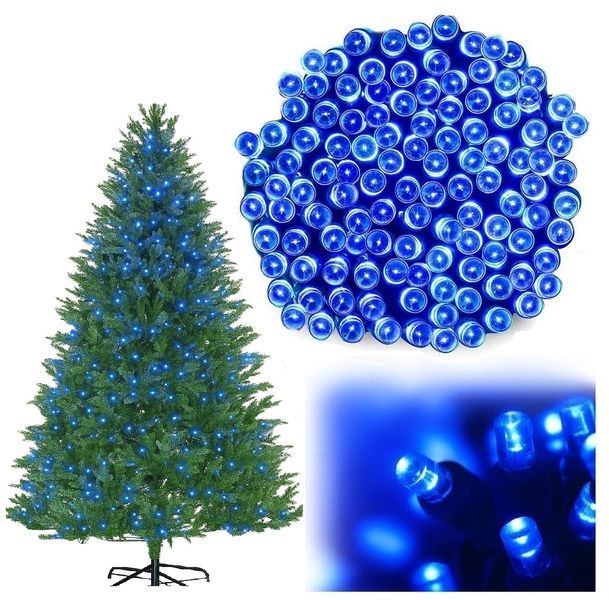 Лампочки Ялинкові 500LED Вогники Різдвяні Гірлянда Світлова синій 17957663253 фото