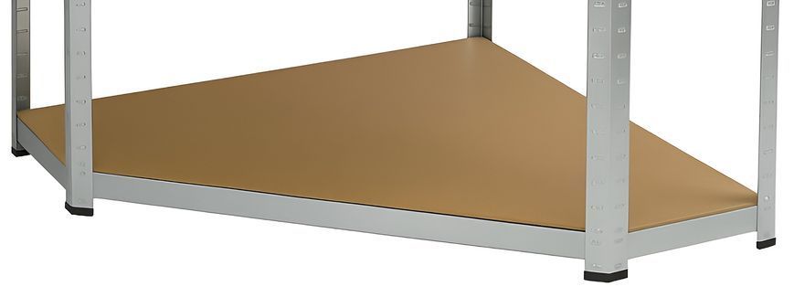 Стелаж складський металевий КУТОВИЙ майстерня підвал гаражний 180x90x40 875кг 18063355315 фото