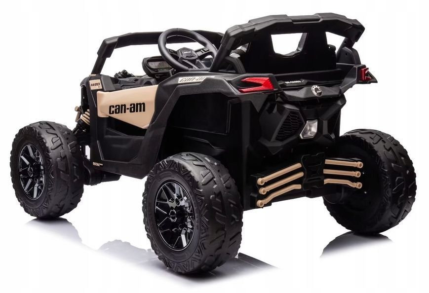 Авто на акумуляторі пульт шкіра EVA 4x4 180W MAVERIK CAN-AN золотий ПОСВІДЧЕННЯ 18019139764 фото