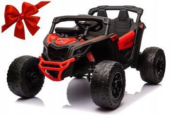 Авто на акумуляторі пульт шкіра EVA 4x4 180W MAVERIK CAN-AN червоний ПОСВІДЧЕННЯ 18019154806 фото