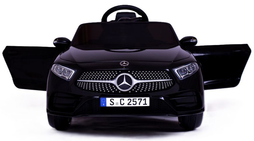 Авто на акумуляторі пульт шкіра EVA автомобіль дитячий MERCEDES CLS350 чорний 18022792207 фото