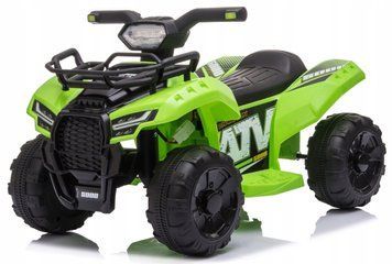 КВАДРОЦИКЛ на акумуляторі ПОДАРУНОК транспорт для дітей світло LED музика ATV зелений 18037341072 фото