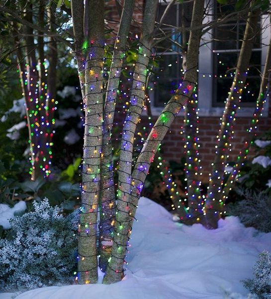 Лампочки Ялинкові 300LED Вогники ВУЛИЧНІ FLASH Гірлянда мультиколор 18074883801 фото