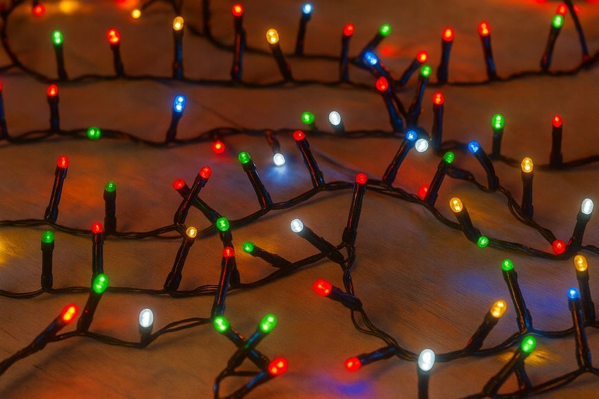 Лампочки Ялинкові 300LED Вогники ВУЛИЧНІ FLASH Гірлянда мультиколор 18074883801 фото